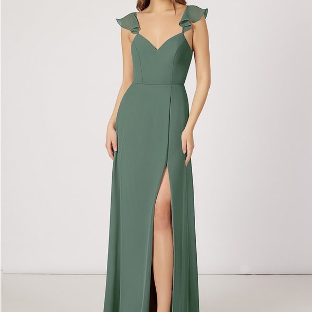 Azazie Everett Eucalyptus Gown